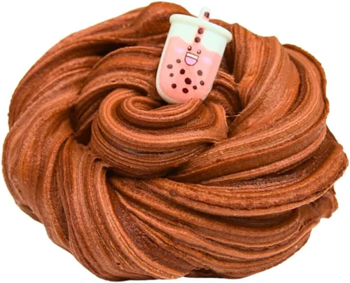 Miniatura 2 de Mini Slime de Gofres de Té de Burbujas (PERFUMADO) Slime Hecho a Mano Hippocampe Slimes (4 OZ)
