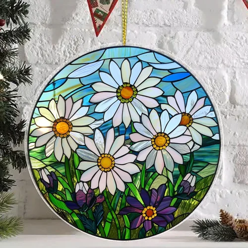Miniatura 16 de Adorno de atrapasoles de cristal con diseño de mal de ojo, decoraciones de Navidad, adornos de Navidad para árbol, ideas de regalo de vacaciones