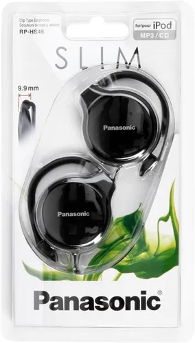 Miniatura 8 de Panasonic rp-hs16-k dentro de oído earbud audífonos con flexible Bisagra de oreja (Negro) Generación previa 2 Negro