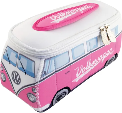 BRISA VW Collection – Volkswagen Bolsa universal de neopreno para maquillaje, cosméticos, artículos de tocador para farmacia de viaje, en diseño de