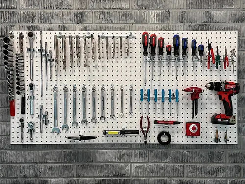 Miniatura 4 de Triton Products Tableros de fibra de alta densidad con accesorios de montaje, 24 x 42 x 1/4 pulgadas, blanco (juego de 2)
