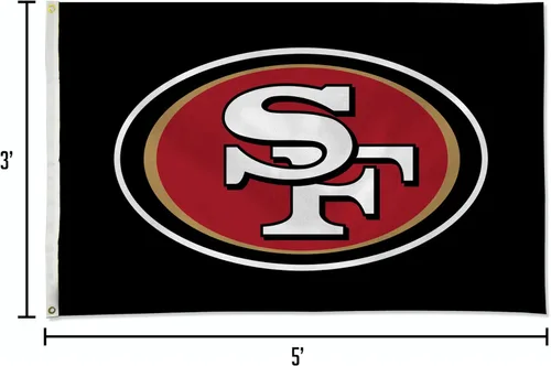Miniatura 5 de NFL Rico Industries - Bandera estándar de 3 x 5 pies, de una cara, para interior o exterior, decoración del hogar