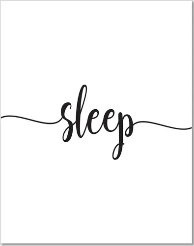 Miniatura 3 de Let’s Sleep In Bedroom Wall Art Set of 3 – Black and White Minimalist Typography Prints – Above Bed Decor – Modern Farmhouse Bedroom Wall Art – 8x10