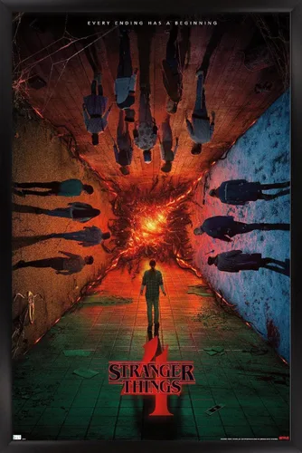 Miniatura 7 de Trends International Netflix Stranger Things: Temporada 4 - Póster de presentación con el grupo, para pared, de una hoja, 14.725 x 22.375 pulgadas