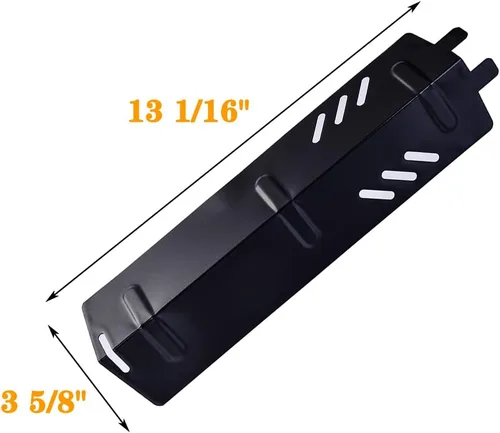 Miniatura 2 de P9156A (paquete de 3) Placa de calor de acero porcelana para parrilla de patio trasero BY13-101-001-11, BY14-101-001-01, GBC1429W, GBC1429W-C