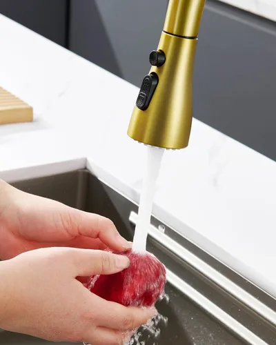 Miniatura 8 de J-HVA Cabezal de rociador de grifo de cocina extraíble, pieza de repuesto de boquilla de rociador de fregadero de 3 funciones, cabezal de grifo