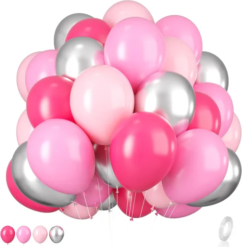 Miniatura 20 de Globos de Frozen, morados, azules, blancos y plateados, 12 pulgadas, copo de nieve, para niña, suministros de fiesta temática, temática de nieve