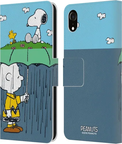 Miniatura 86 de Head Case Designs Funda de piel con licencia oficial de Peanuts Snoopy & Woodstock Balloon Halfs and Laughs para Apple iPhone 7/8/SE 2020 y 2022