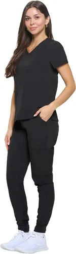 Miniatura 2 de Natural Uniforms Conjunto deportivo elástico esencial para mujer