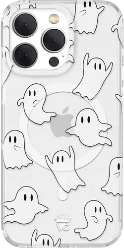 Miniatura 36 de VELVET CAVIAR Funda para iPhone 15 Pro, compatible con MagSafe, probada en caídas de 10 pies, estampado de leopardo y amatista púrpura