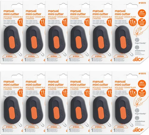Miniatura 11 de Cortador de Cajas Mini Slice Retráctil Manual Cortador de Cajas de Cerámica Seguro que Dura 11 Veces Más que el Metal Abridor de Cajas Cielo