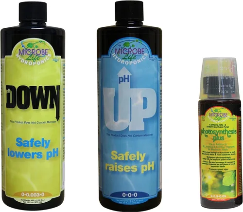 Miniatura 10 de Microbe Life Hydroponics Líquido de control de pH hacia abajo, tampón premium para estabilidad del pH, disminuye los niveles de pH, uso