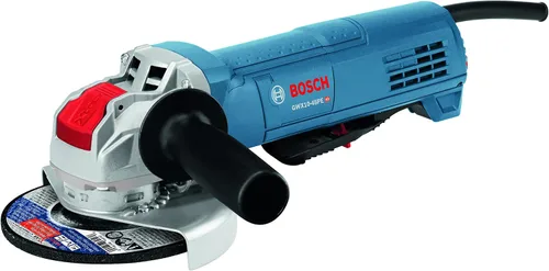 Miniatura 2 de Bosch GWX10-45PE Amoladora angular ergonómica X-LOCK de 4-1/2 pulgadas con interruptor de paleta con CWX27M450 4-1/2 pulgadas x 0.098 pulgadas