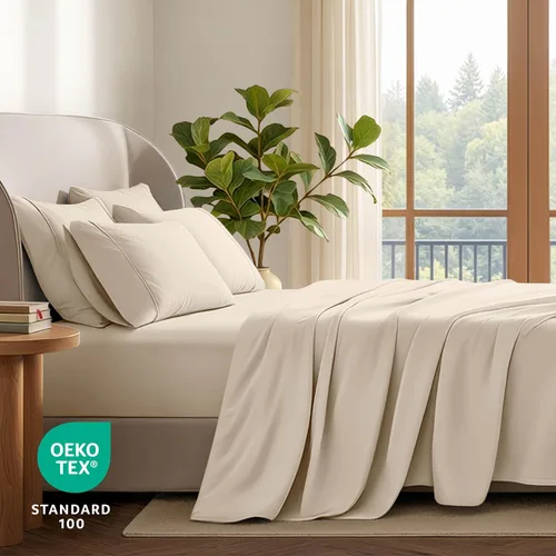 Miniatura 6 de Bare Home Hotel Luxury - Juego de sábanas King extrasuave – Juego de 6 piezas – Bolsillos profundos – Fácil ajuste – Fresco y transpirable – 08