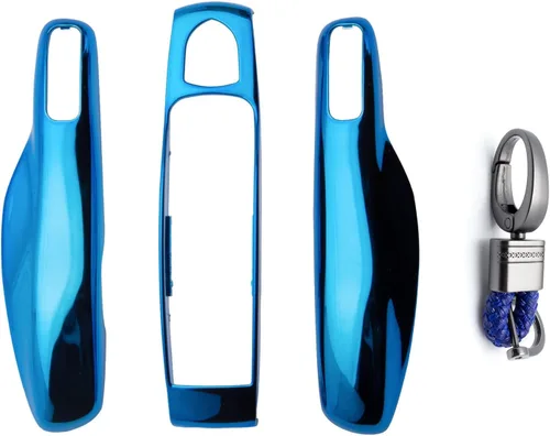 Miniatura 16 de Xotic Tech - Carcasa rígida de ABS con llavero, compatible con Porsche Cayenne, Panamera, Boxster, Cayman Carrera 918 Spyder Macan, llave