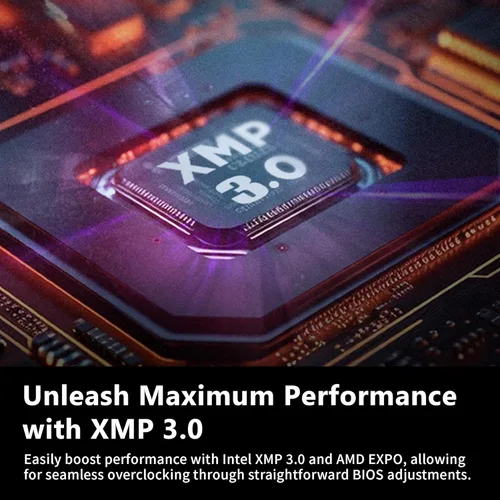 Miniatura 5 de DATO Memoria RAM DDR4 de 16 GB (8 GBx2) con disipador de calor RGB de hasta 3200 MHz CL16 1.35V XMP PC4-25600 288 pines no ECC UDIMM módulo