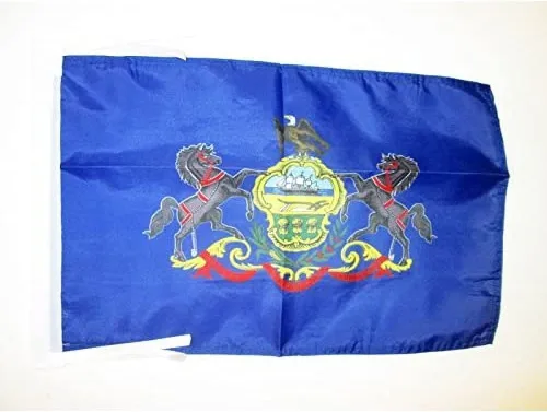 Miniatura 393 de Bandera de México AZ FLAG, 45.7 x 30.5 cm, con cordones - Pequeñas banderas mexicanas de 30 x 45 cm - Bandera de 45.7 x 30.5 cm