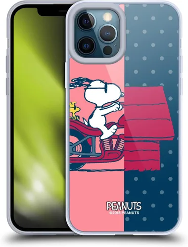 Miniatura 224 de Head Case Designs Funda de gel con licencia oficial de Peanuts Snoopy & Woodstock Halfs and Laughs [protección de grado militar] compatible