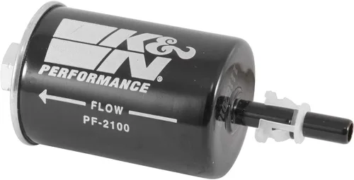 K&N Filtro de combustible de gasolina: Filtro de combustible de alto rendimiento, protección premium del motor, compatible con motores de gasolina