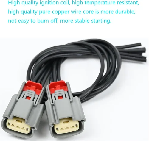 Miniatura 6 de MAMIKO Arnés de Conector Pigtail de Bobina de Encendido CU2Z-14S411-AFA para Ford Expedition F150 Explorer Flex Lobo Taurus Transit-150 Transit-250