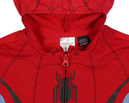 Miniatura 3 de Marvel Spider-Man - Disfraz de Spidey para niño con capucha y cremallera completa