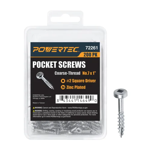 Miniatura 13 de POWERTEC Juego de collar de tope de broca, juego de 7 piezas de tapón de profundidad de broca ajustable con llave Allen, tope de brocas con marcas
