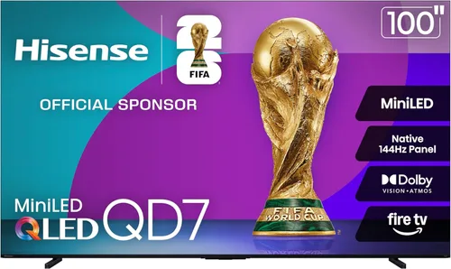 Miniatura 28 de Hisense 75" QD7 Mini-LED 4K Smart Fire TV - QLED, 144Hz, HDR10+, Dolby Vision/Atmos, modo de juego Pro, Alexa incorporado (75QD7QF)