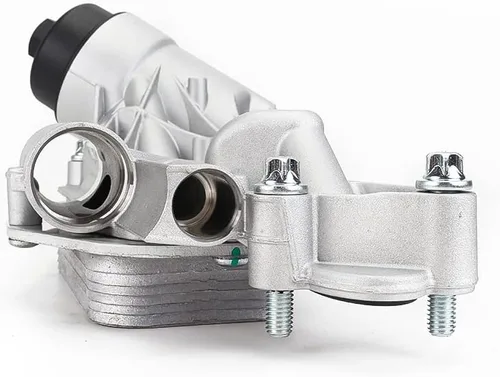 Miniatura 5 de 93186324 25199751 Enfriador de aceite de motor con conjunto de filtro de aceite 93186324 Reemplazo para GM Chevrolet Cruze Aveo Aveo5 Sonic