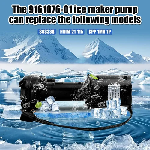 Miniatura 5 de 9161076-01 Motor 115V de la bomba de la máquina de hielo para Ice O Matic C20-C60, reemplaza 803338