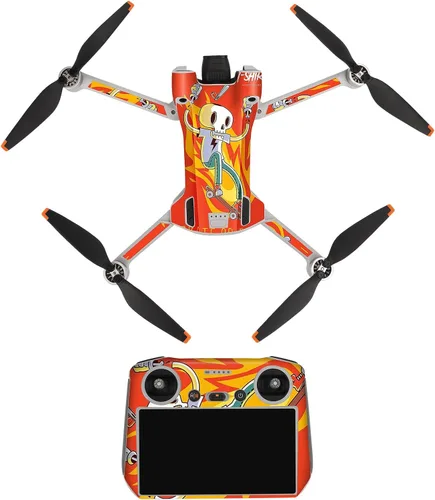 Miniatura 3 de YANHAO [Piezas de dron] para DJI Mini 3 Pro Drone Body y RC-N1 Control remoto Calcomanías de PVC Adhesivos de PVC a prueba de arañazos Juego de Rc 01