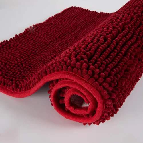 Miniatura 7 de Alfombra de baño de felpilla de 24 x 16 pulgadas, extra suave, absorbente, de secado rápido, lavable a máquina, antideslizante, para bañera, ducha