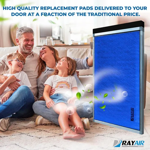 Miniatura 5 de RAYAIR SUPPLY Almohadillas de filtro de repuesto de 12 x 12 pulgadas compatibles con limpiador de aire dinámico (paquete de 3) (12 x 12)