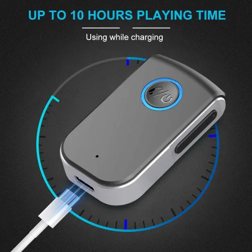 Miniatura 8 de Adaptador Bluetooth AUX para Coche, Receptor Inalámbrico AUX Bluetooth de 3.5mm Adaptador de Coche, Llamada Manos Libres para Autos, Altavoces
