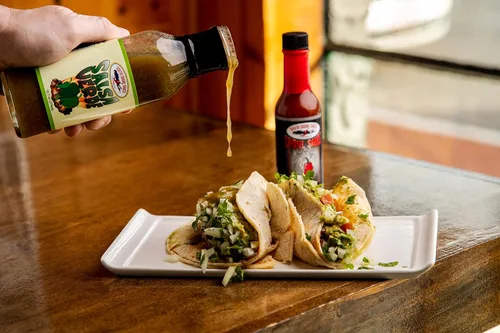 Miniatura 6 de SOUTH SHORE SAUCE Salsa picante gourmet SALSA VERDE suave picante con jalapeños sin gluten, dulce fresco y refrescante, sabor de una sola porción