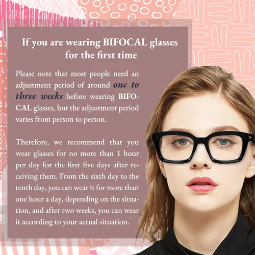 Miniatura 5 de HIYANJN Gafas de lectura bifocales para mujeres y hombres, luz azul, lectores de computadora, lentes de transición superior transparente para mujer