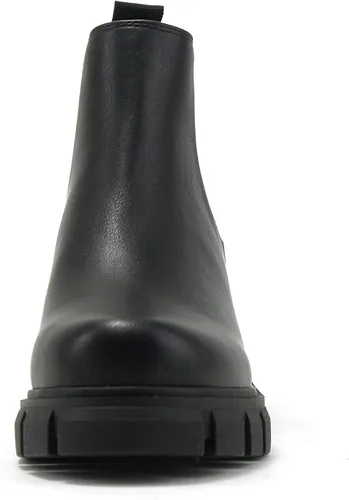Miniatura 4 de Soda Pioneer - Botines Chelsea de tacón bajo para mujer, con doble elástico