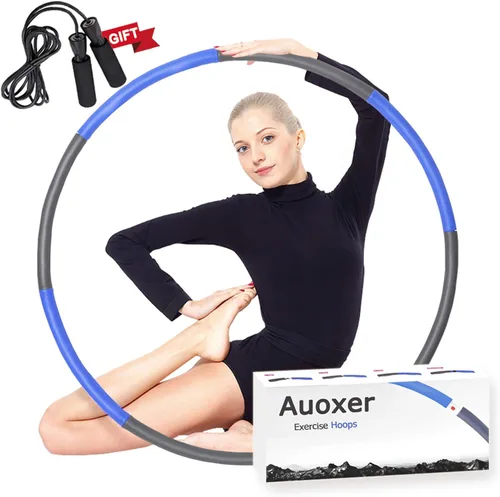 Miniatura 7 de Auoxer Aros con peso para ejercicio físico, pierde peso rápidamente por una forma divertida de entrenar, quemar grasa saludable modelo deportivo