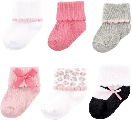 Miniatura 7 de Luvable Friends Conjunto de calcetines unisex para bebé recién nacido y bebé