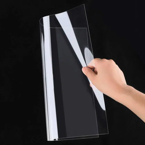 Miniatura 2 de Paquete de 25 hojas de plástico transparente de 4 mil, 12 x 12 pulgadas, láminas de acetato reutilizables para corte láser, material de plantilla