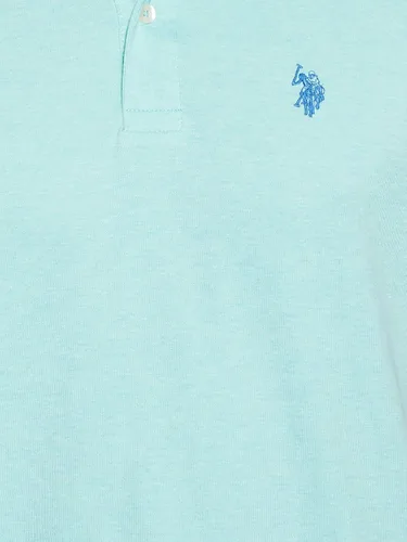 Miniatura 5 de US Polo Assn Camisa entretejida de color sólido para hombre