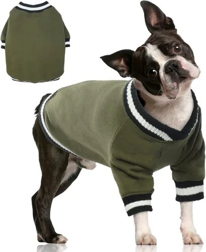 Miniatura 8 de FUAMEY Sudadera con capucha para perro - Suéter de forro polar para mascotas cálido de invierno, suave, lindo suéter azul para perrito, niño o niña