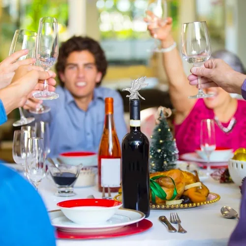 Miniatura 8 de Decantador de vino vertedor de vino Tapones de botella: Aleación de cabeza de águila vertedor de botella Aireadores de vino Vino Champán Tapón Caño