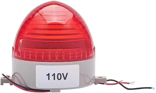 Miniatura 13 de Othmro Columna de luz de señal industrial LED alarma redonda torre indicador luz continua luz de advertencia roja verde DB 90db 24 V 3 W 1 unids