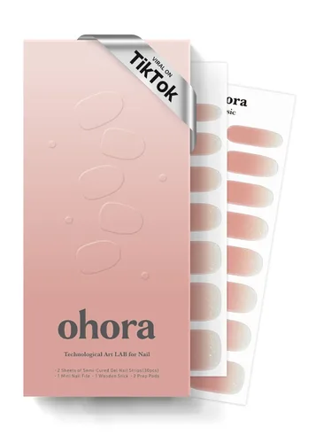 Miniatura 17 de ohora Tiras de Uñas de Gel Semi-Curadas Juego de Valor (N Bare Plum Starter Kit) Incluye Lámpara de Tamaño Completo y Mini Removedor, Calidad