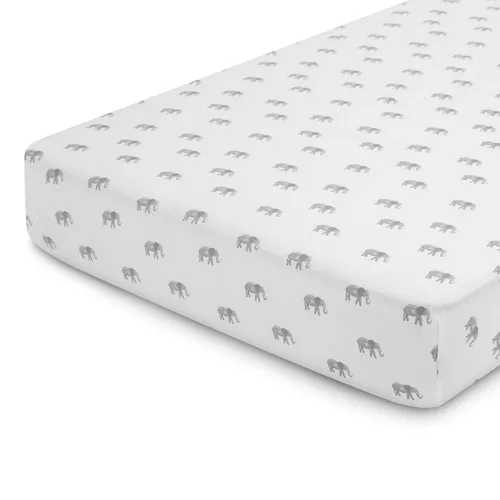 Miniatura 14 de Delta Children babyGap TrueSleep - Sábanas ajustables para cuna y niños pequeños (paquete de 2 unidades), diseño de amigos de safari (paquete de 2)