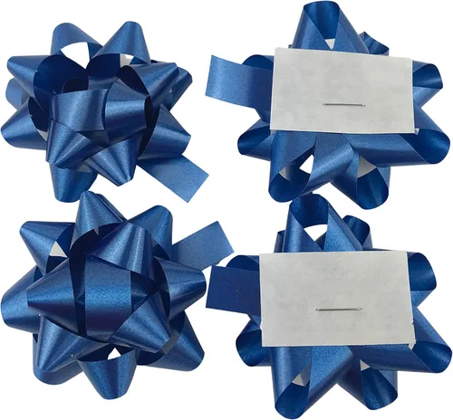 Miniatura 2 de MMvolesy Blue ColoesChristmas - Cajas de confeti para regalo de Navidad, lazos de estrella, esplendoreta, Navidad, día de San Valentín, lazos