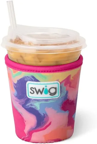Miniatura 40 de Funda Swig Life para taza de café helado pequeña, funda estándar de 22oz para taza de café helado con asa, funda aislante de neopreno para mantener