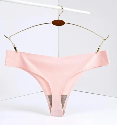 Miniatura 4 de CRISAN Tangas sin costuras para mujer ropa interior de nailon para mujer paquete de 6