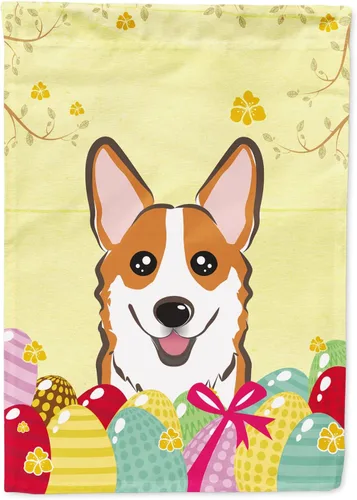 Miniatura 79 de Caroline's Treasures BB1920CHF - Bandera de caza de huevos de Pascua con diseño de bulldog francés, para casa, gran porche, para colgar en la pared
