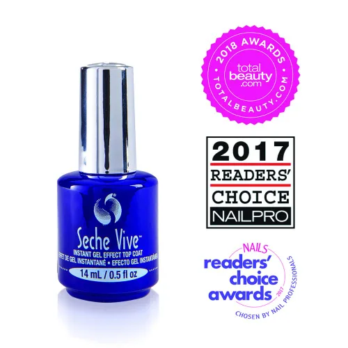 Miniatura 2 de Seche Vive Recubrimiento superior con efecto de gel, 0.5 oz